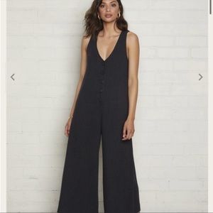 Rachel Pally button down black jumpsuit